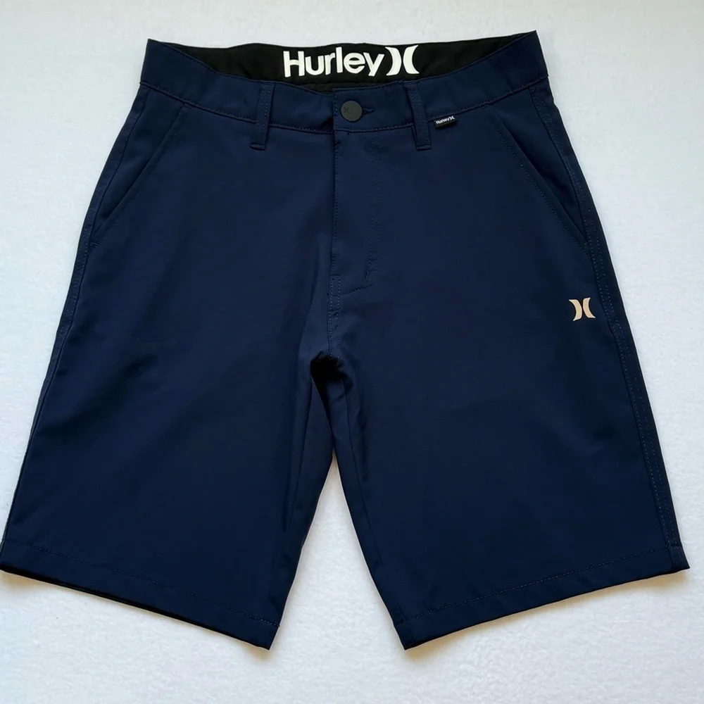 Hurley Blue Hybrid Shorts Quick-Dry Versatile/ board shorts / chino size 28